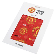 Manchester United FC Text Gift Wrap