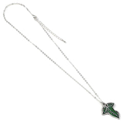 The Lord Of The Rings Silver Plated Leaf Of Lorien Necklace