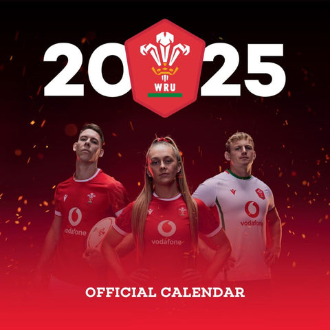 Wales RU Square Calendar 2025