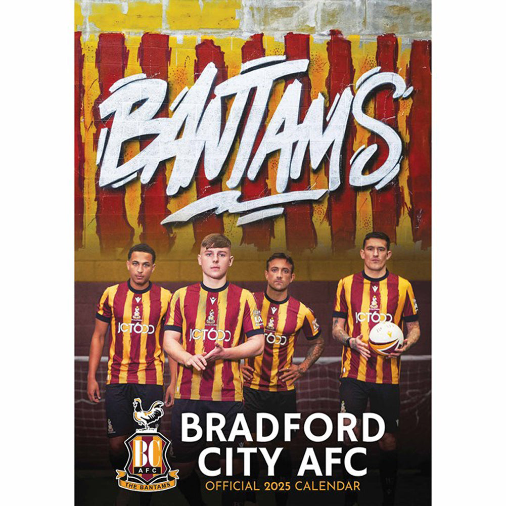 Bradford City FC A3 Calendar 2025