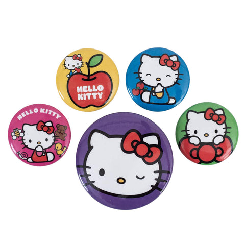 Hello Kitty Button Badge Set