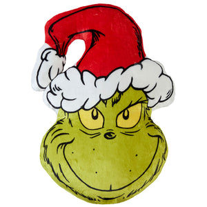 The Grinch Shaped Cushion