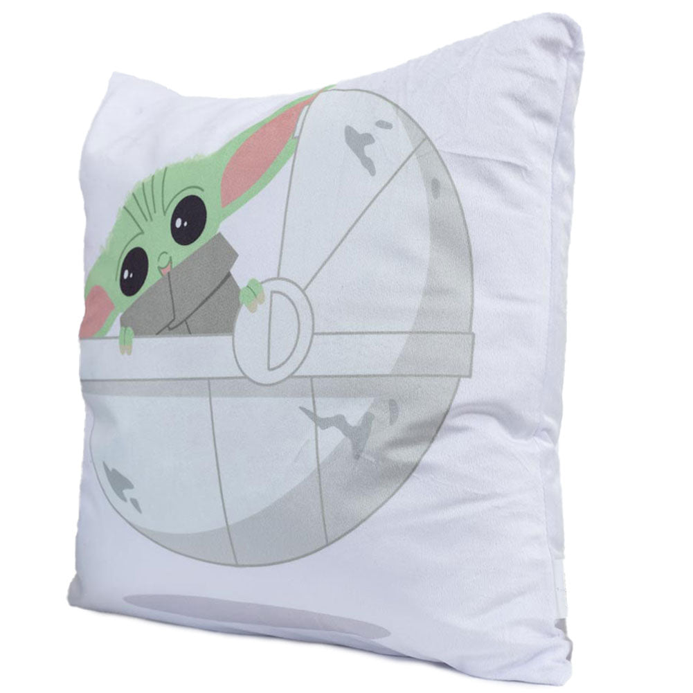 Star Wars: The Mandalorian Grogu Velvet Feel Cushion