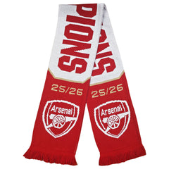 Arsenal FC Champions Scarf - Official Licensed Merchandise