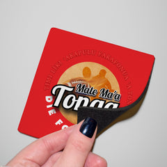 Tonga Rugby League die for tonga - Coaster - Circle or Square