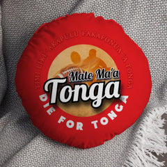 Tonga Rugby League die for tonga  - Legend Collection - Circle Cushion 14inch