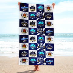 Totts - Football Legends - Microfibre Beach Towel - 150cm x 75cm