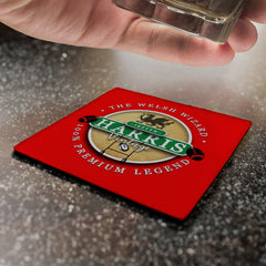 Wales Rugby League Harris - Coaster - Circle or Square