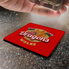 Wales Rugby League Dragons - Coaster - Circle or Square
