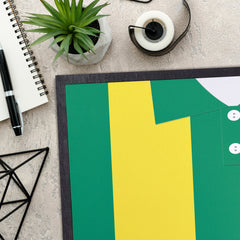 West Brom 1978 Away Shirt - Personalised Retro Door Mat - 60cm x 40cm