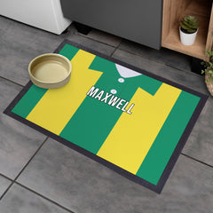 West Brom 1978 Away Shirt - Personalised Retro Door Mat - 60cm x 40cm