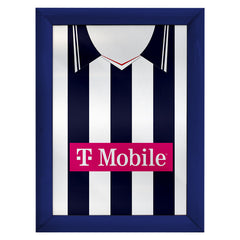 Personalised West Brom - 2007 Home Shirt - A4 Metal Sign Plaque - Frame Options Available