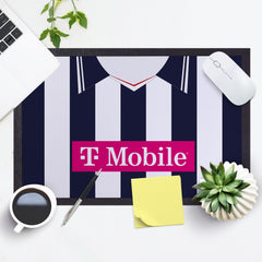 West Brom 2007 Home Shirt - Personalised Retro Door Mat - 60cm x 40cm