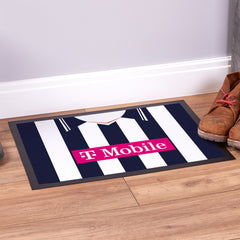 West Brom 2007 Home Shirt - Personalised Retro Door Mat - 60cm x 40cm