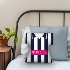 West Brom - 2007 Home Shirt - Personalised Retro Shirt Cushion