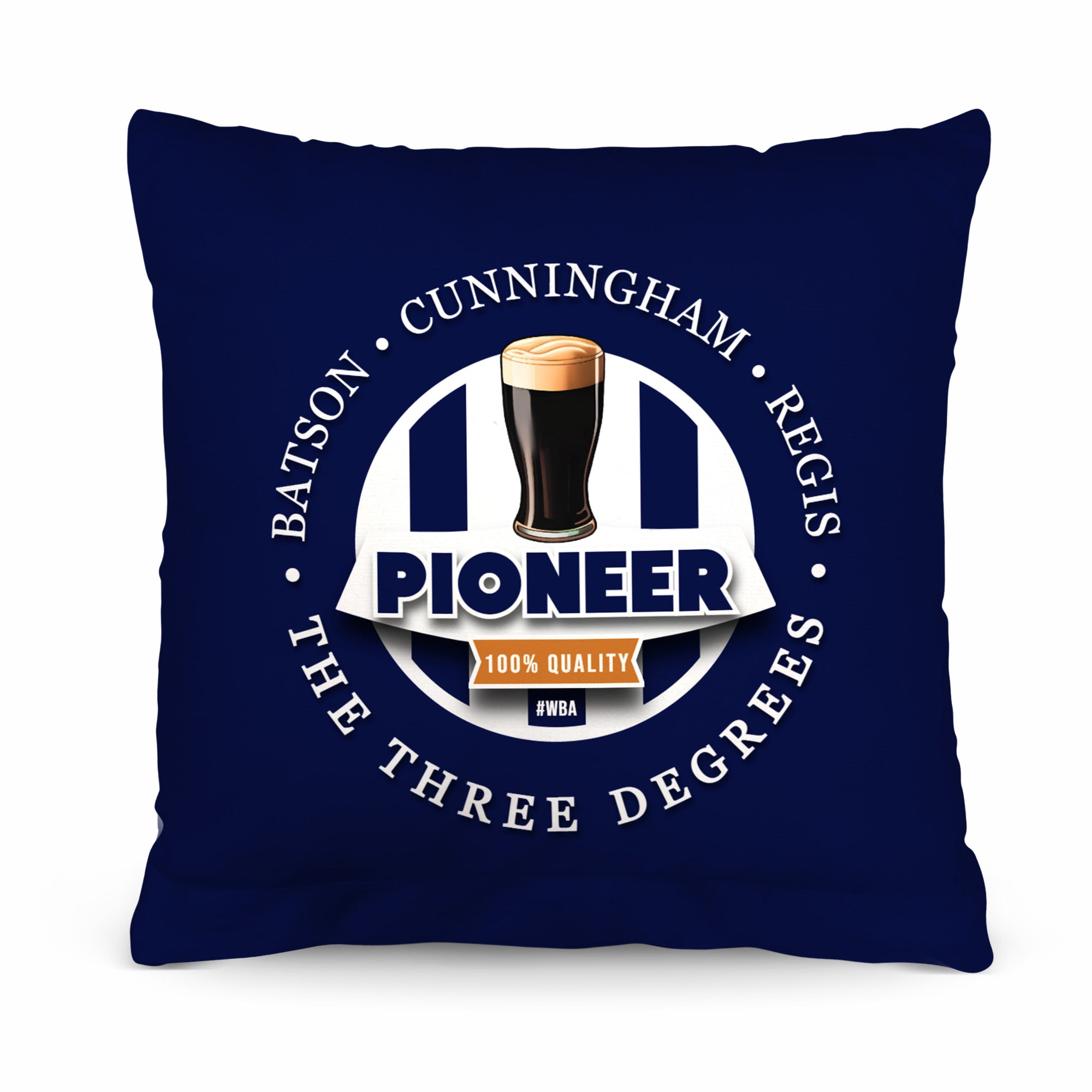 West Brom 3 Degrees - Football Legends - Cushion 10inch