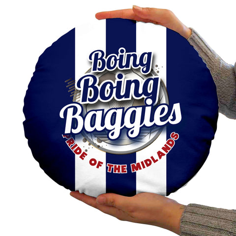 West Brom Boing Boing - Football Legends - Circle Cushion 14inch
