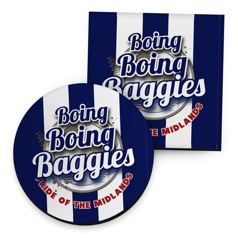 West Brom Boing Boing - Football Coaster - Square Or Circle