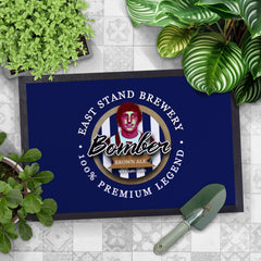 West Brom Brown  - Football Legends - Door Mat -60cm X 40cm