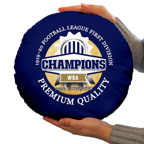 West Brom Champions - Football Legends - Circle Cushion 14inch