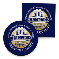 West Brom Champions - Football Coaster - Square Or Circle