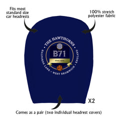 West Brom Hawthorns - Football Legends - Headrest Cover