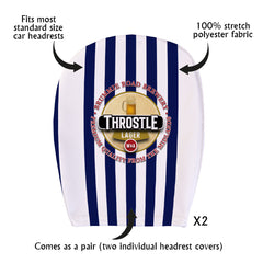 West Brom Throstle - Football Legends - Headrest Cover