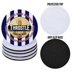 West Brom Throstle - Football Coaster - Square Or Circle