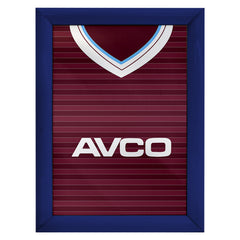 Personalised West Ham - 1986 Home Shirt - A4 Metal Sign Plaque - Frame Options Available