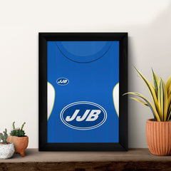 Personalised Wigan - 2006 Home Shirt - A4 Metal Sign Plaque - Frame Options Available