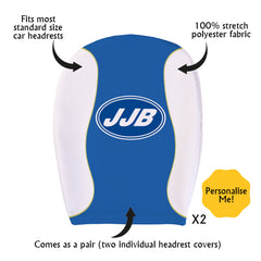 Personalised Retro Headrest Cover