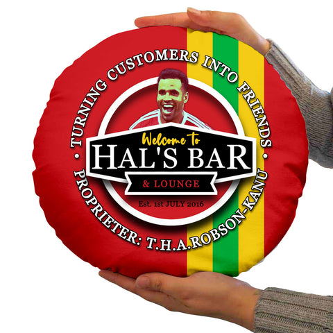 Wales Robson Kanu - Legend Collection - Circle Cushion 14inch