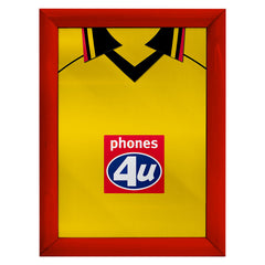 Personalised Watford 1999 - Home Shirt - A4 Metal Sign Plaque - Frame Options Available