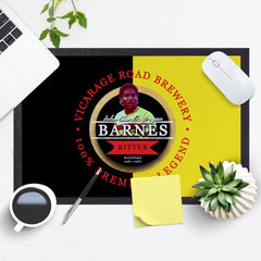 The Hornets John Barnes   - Football Legends - Door Mat -60cm X 40cm