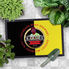 The Hornets John Barnes   - Football Legends - Door Mat -60cm X 40cm