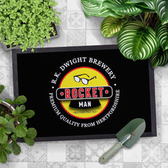 The Hornets Rocket Man  - Football Legends - Door Mat -60cm X 40cm