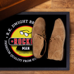 The Hornets Rocket Man  - Football Legends - Door Mat -60cm X 40cm