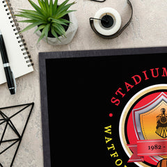 The Hornets Stadium Halt  - Football Legends - Door Mat -60cm X 40cm