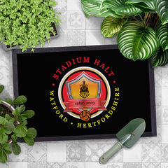 The Hornets Stadium Halt  - Football Legends - Door Mat -60cm X 40cm