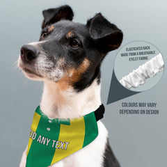 West Bromwich 1978 Away Shirt - Personalised Pet Bandana - 4 Sizes