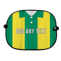 West Bromwich 1978 Away Shirt - Personalised Retro Football Car Sun Shade - Set of 2