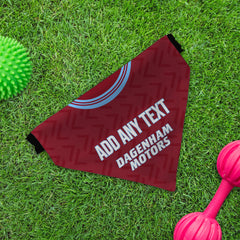 West Ham 1994 Home Shirt - Personalised Pet Bandana - 4 Sizes
