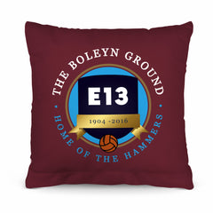 West Ham Boleyn Ground - Football Legends - Cushion 10inch