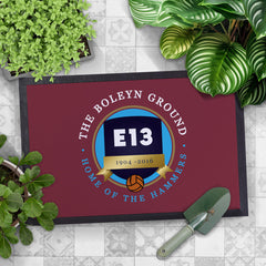 West Ham Boleyn Ground  - Football Legends - Door Mat -60cm X 40cm