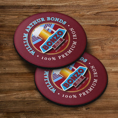 West Ham Bonds - Football Coaster - Square Or Circle