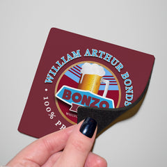 West Ham Bonds - Football Coaster - Square Or Circle