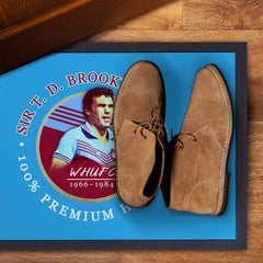West Ham Brooking  - Football Legends - Door Mat -60cm X 40cm
