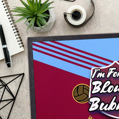 West Ham Bubbles  - Football Legends - Door Mat -60cm X 40cm