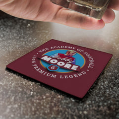 West Ham Moore - Football Coaster - Square Or Circle
