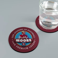 West Ham Moore - Football Coaster - Square Or Circle